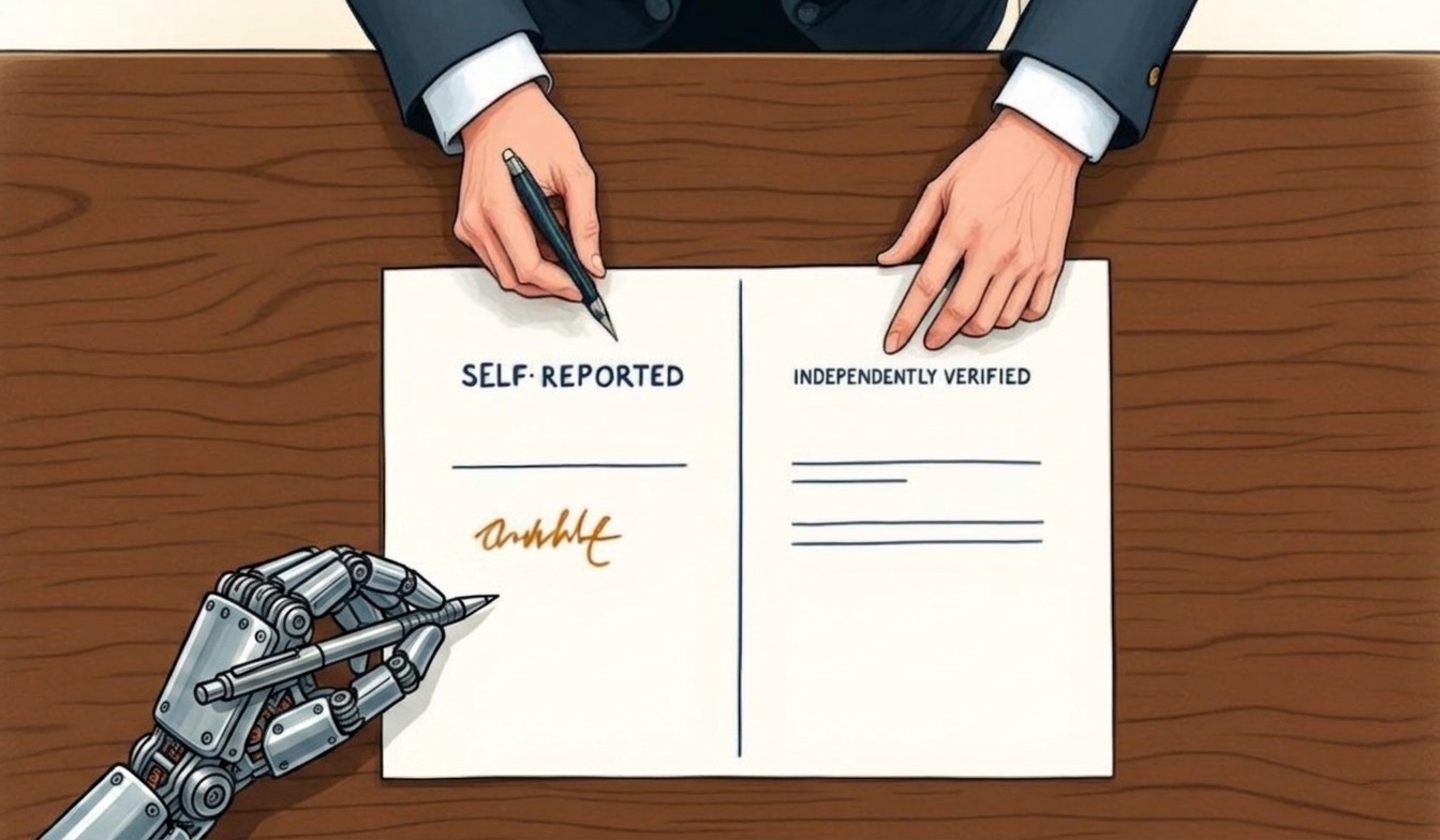 Verifier vs Self-Report: Where Your AI Governance Lives